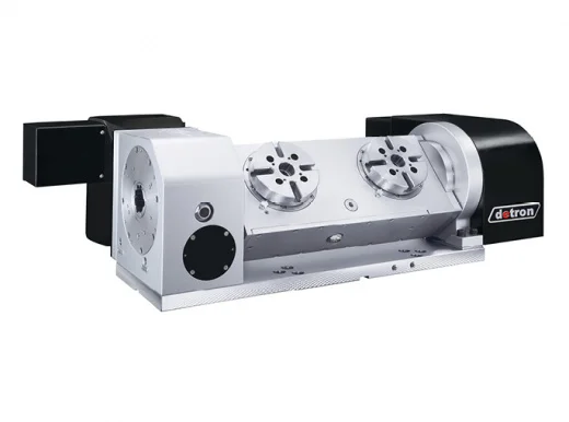 Двухшпиндельный наклонно-поворотный стол Detron GFA-125S-2W-240