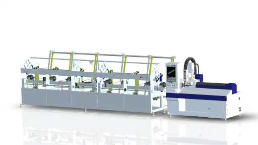 Высокоскоростной лазерный труборез Anji Jinke LPC80-B4-BF6000 изображение