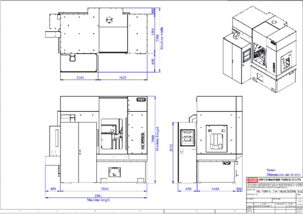 Зубофрезерный вертикальный станок с ЧПУ Hobber 500 изображение