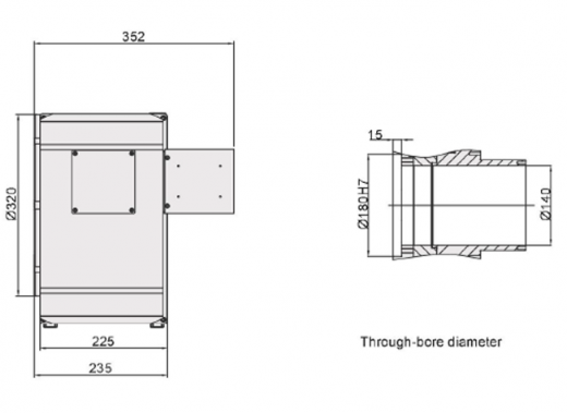 Поворотный стол с ЧПУ Detron NXA-320H (GXA)